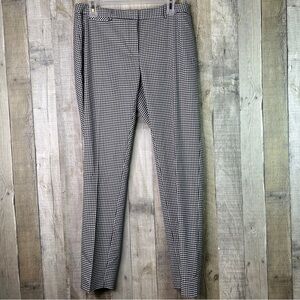 Tommy Hilfiger Size 4 Radcliffe Pants Black & White Plaid Slim Leg Ankle…